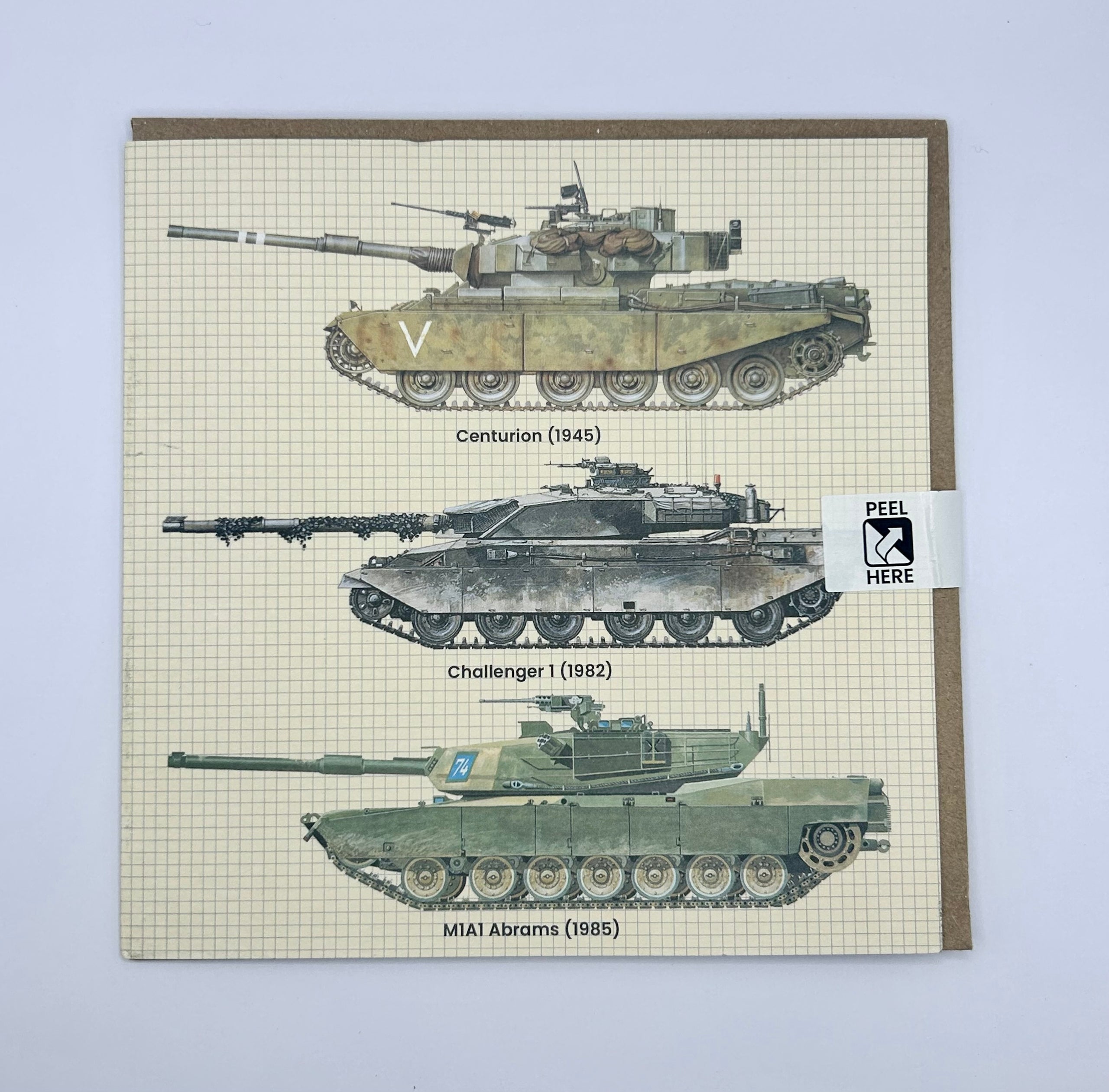 Tank Greetings Card | The Guards Museum Shop
